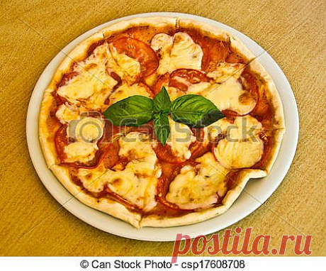 Стоковая фотография pizza, Margarita, baking csp17608708 - Поиск стоковых фото, картинок, изображений и фотоклипартов