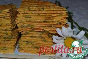 Луковые вафли с сыром - кулинарный рецепт