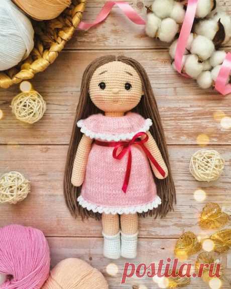 Платье для куклы. Описание вязания.
Автор: natali_lit_toys