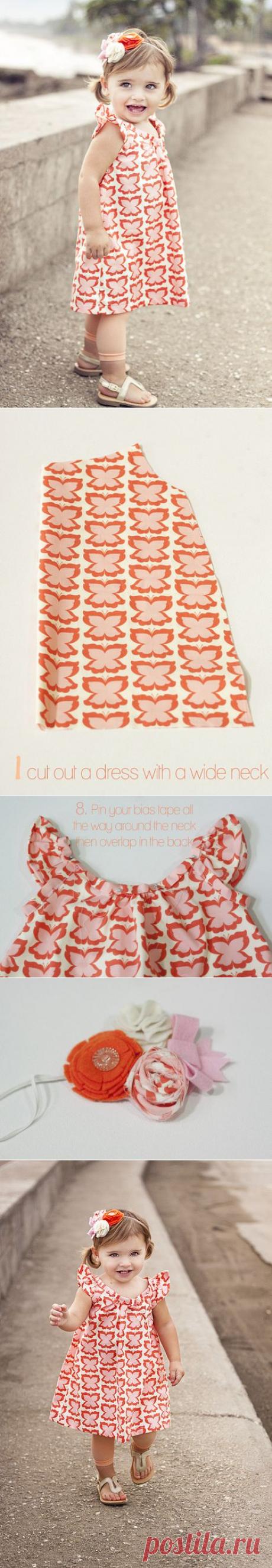 Сшить летнее платье для девочки. Шьем платье для девочки | Мир рукоделия