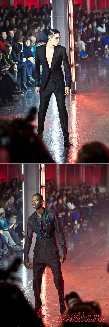 Мужской глэм от Galliano / Дизайнеры / Модный сайт о стильной переделке одежды и интерьера