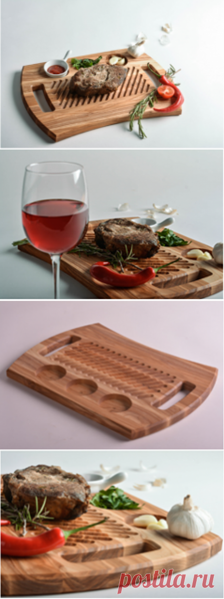 Разделочная доска специально предназначена для приготовления и подачи стейков. Она имеет удобную форму и оригинальный дизайн. Подача мяса на этой дощечке придаст вашей трапезе изысканную атмосферу.
Дерево - ясень
Длина (см) - 37.5
Ширина (см) - 27.5
Высота (см) - 2
Вес (кг) - 1.2
Цена - 241 грн.
ID: 998773254