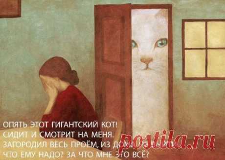 Иностранцы из твиттера переделывают русский мем о большом коте