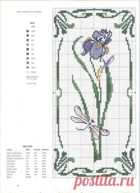 Gallery.ru / Art Nouveau Cross Stitch43.jpg - Art Nouveau Cross Stitch - lilkaaa