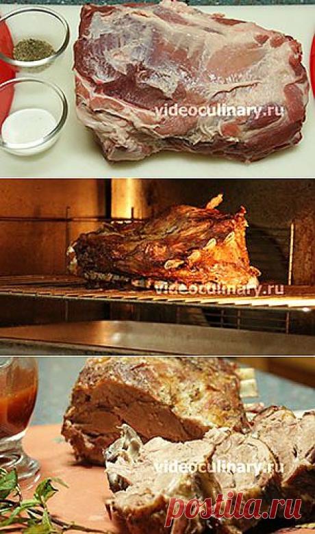Свиная шея, запечённая в духовке - Видеокулинария.рф - видео-рецепты Бабушки Эммы