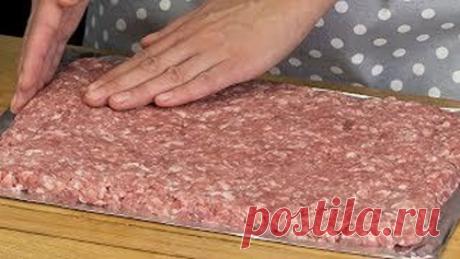 Всего 3 ингредиента! Очень вкусный мясной рулет быстрого приготовления! | A