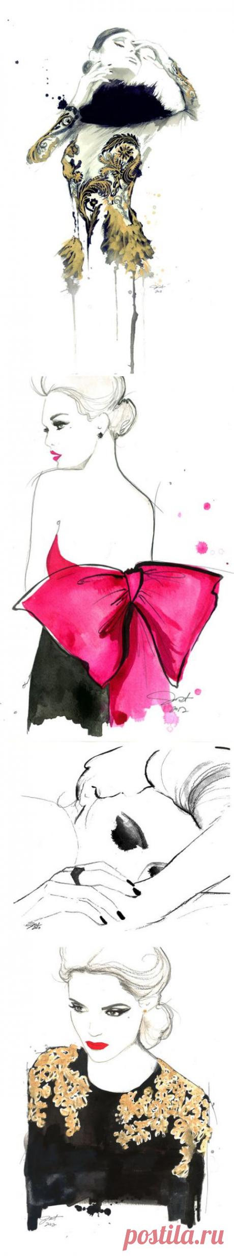 Jessica Durrant- портреты и модные иллюстрации.