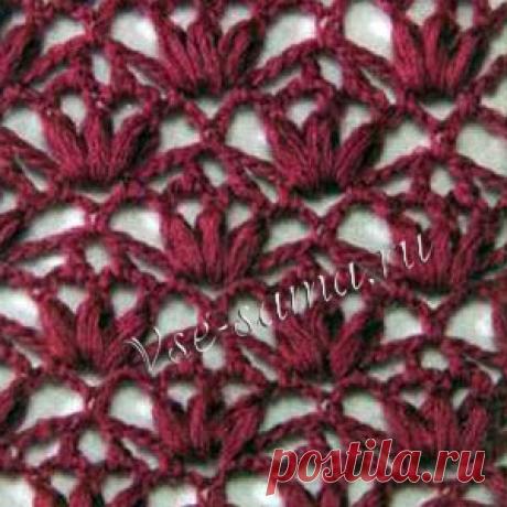 Вяжем крючком - Ажурные узоры - МирТесен