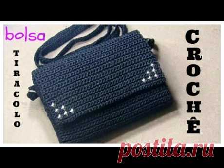 Crochê - Bolsa tiracolo