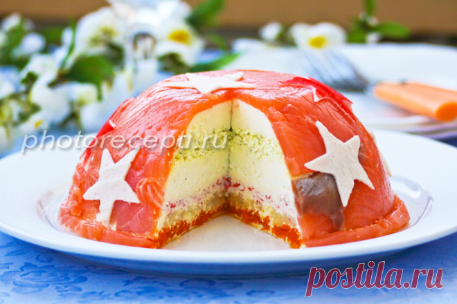 САЛАТ "РЫБНЫЙ ТОРТ"