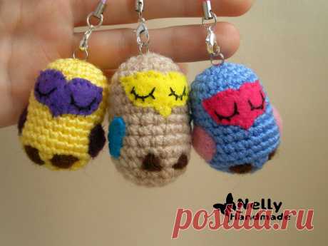 Nelly Handmade: Птичка брелок. Подробный мастер-класс