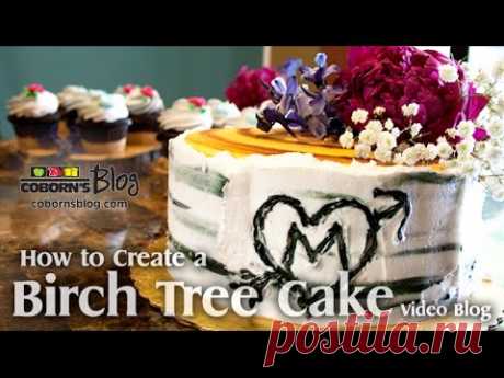 How To Create A Birch Tree Cake