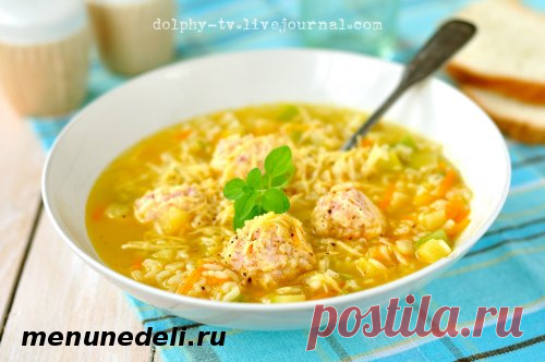 Рецепт супа с макаронами / Меню недели