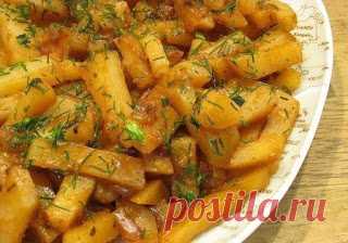 Самые вкусные рецепты: Вкусная картошка в мультиварке на режиме &#8220;Выпечка&#8221;.
