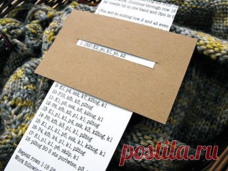 Hint for knitting a repeated pattern | primitivespirit