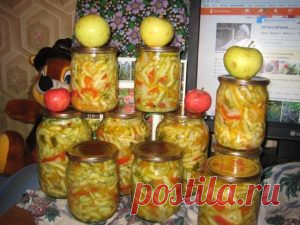 Лучшие кулинарные рецепты - Салат из кабачков по-корейски на зиму