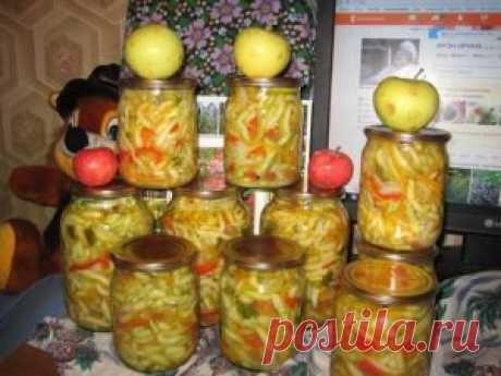 Лучшие кулинарные рецепты - Салат из кабачков по-корейски на зиму