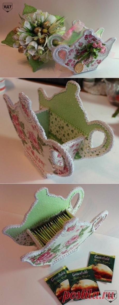 Идея для кухни - чайник для пакетиков чая. МК