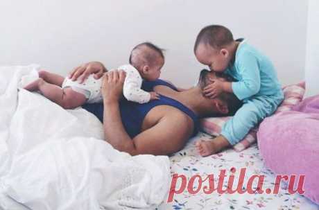 20 фотографий о том, что мужчина с детьми — это круто