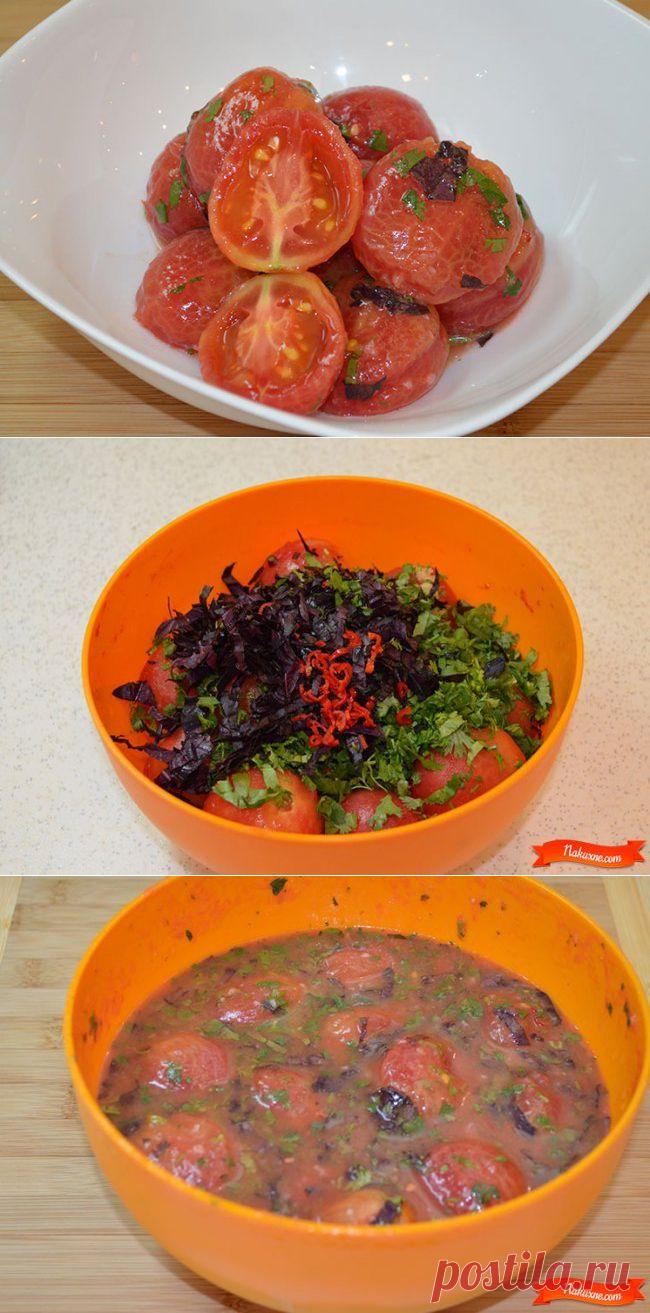 Маринованные помидоры в лимоне с медом