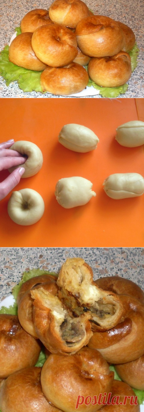 Пирожки &quot;Слоистые&quot; - рецепт дорогой бабушки | Четыре вкуса