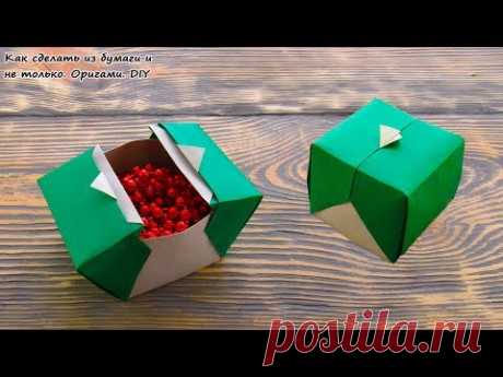 ОРИГАМИ Коробочка! КАК СДЕЛАТЬ Коробочку ИЗ БУМАГИ своими руками