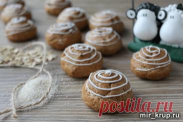 Овсяные эклеры с манным кремом