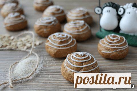 Овсяные эклеры с манным кремом