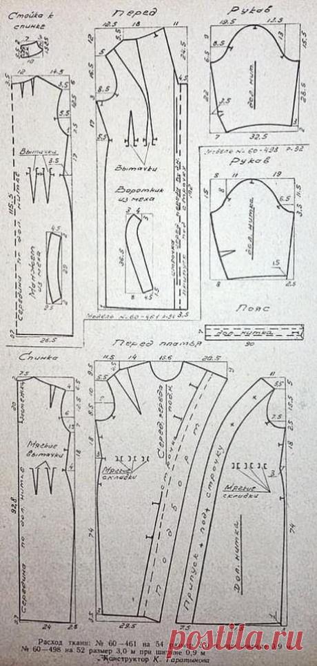 Пин на доске ВЫКРОЙКИ