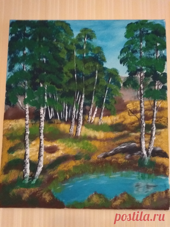 Березы, работа Рашкована Александра