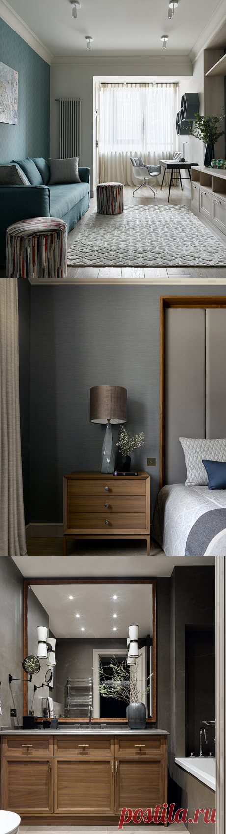 Houzz тур: Четырехкомнатная квартира, созданная из двух соседних | Houzz Россия