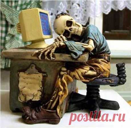 Полезные советы: Как не &quot;погибнуть&quot; за компьютером?.