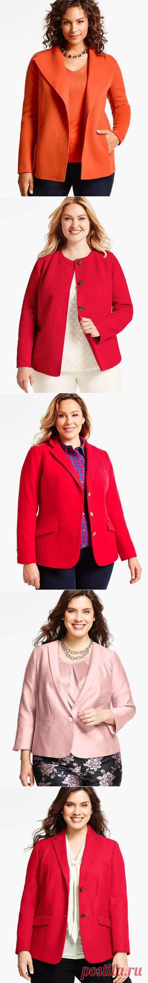 Жакеты и пиджаки для полных женщин американского бренда Talbots, весна-лето 2017