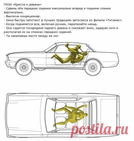 Позы для занятий сексом в автомобиле
