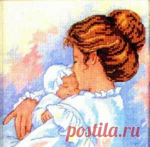 Схема вышивки мать с ребенком. Бесплатные схемы вышивки детей | Все о рукоделии: схемы, мастер классы, идеи на сайте labhousehold.com