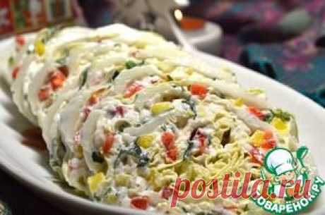 Фаршированная пекинская капуста - кулинарный рецепт
