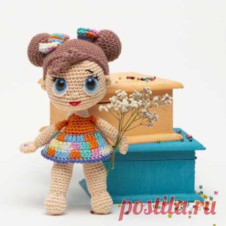 Полная схема куклы Лол с переводом. Вяжем Лол крючком