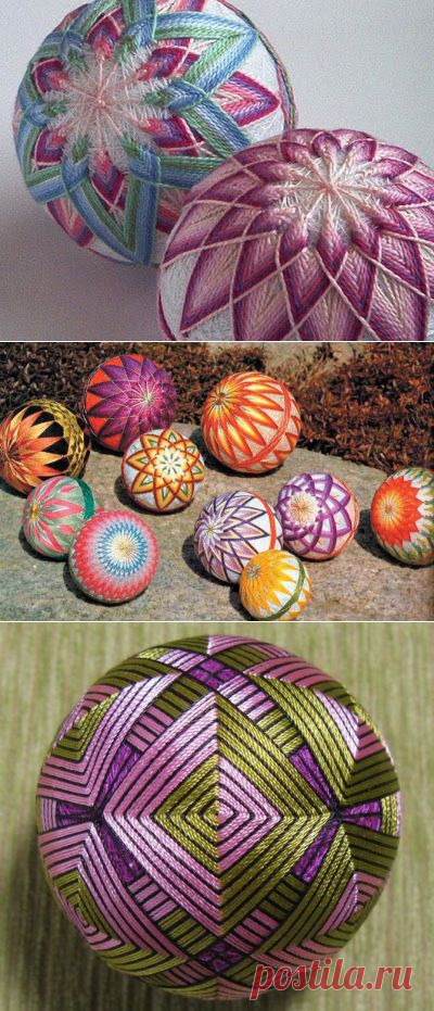 Что такое темари, или Как мяч принцессы стал искусством? | HandMade