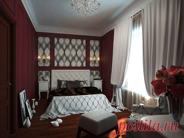 Интерьеры спальных комнат | 131 фотография