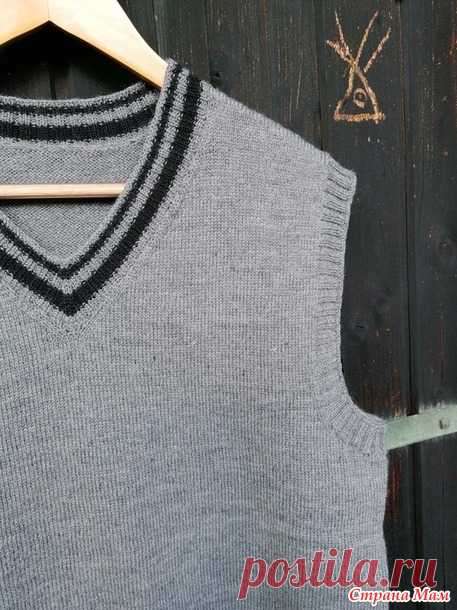 Жилет из мериноса - Вязание - Страна Мам