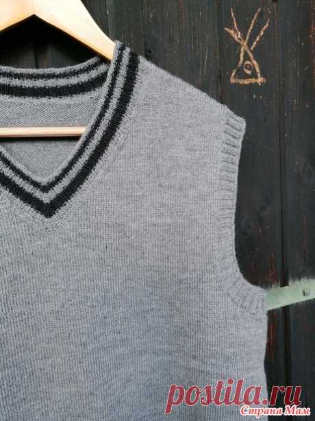 Жилет из мериноса - Вязание - Страна Мам