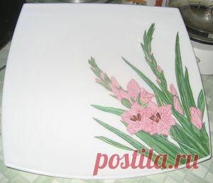 Как можно перенести рисунок, на зеркало, стекло, фарфор.