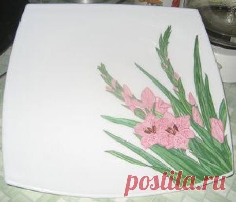 Как можно перенести рисунок, на зеркало, стекло, фарфор.