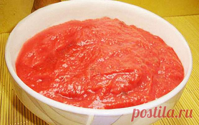 Томатная паста — Сад Заготовка