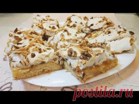ЛИМОННОЕ пирожное "СОФИ ЛОРЕН" с орехами и безе. Изумительно нежный ВКУС!