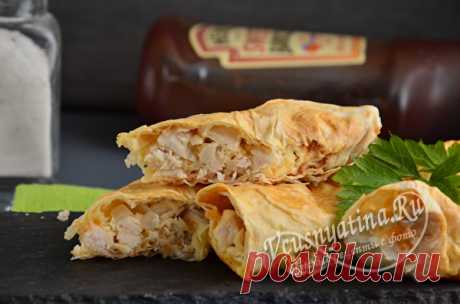 Трубочки из лаваша с курицей и сыром: рецепт с фото Трубочки из лаваша с курицей и сыром - пошаговый рецепт приготовления с подробным описанием всех этапов с фото, а также полезные советы по готовке вкусной закуски.
