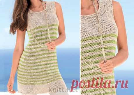 Полосатая туника | knitt.net | Все о вязании