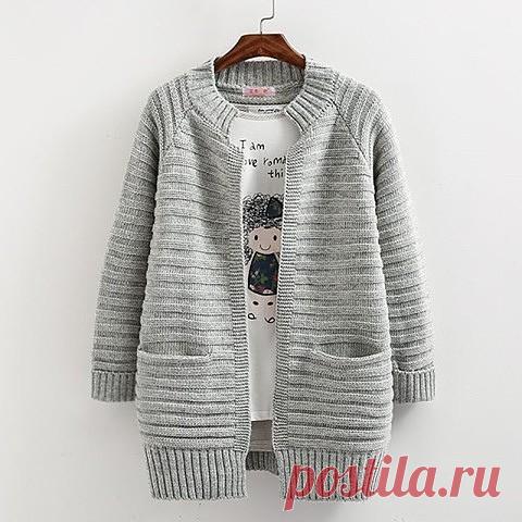 Красивый кардиган с карманами
