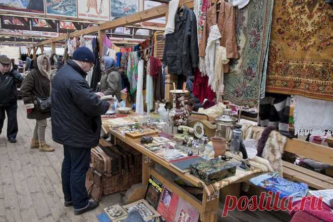 Прогулка по блошиному рынку в Москве
