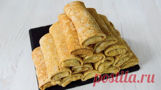 Фаршированные БЛИНЫ 🥞 ДВЕ НАЧИНКИ: с курицей и с творогом | Yuliya Small | Дзен